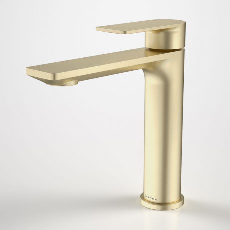 Caroma Urbane II Lead Free Mid Tower Basin Mixer Brushed Brass