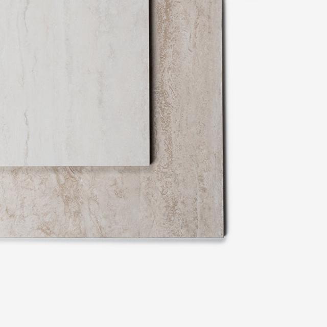 Bianco Josie Cross Cut Travertine Tile Tech grip 300 x 600 x 10mm Porcelain | The Blue Space
