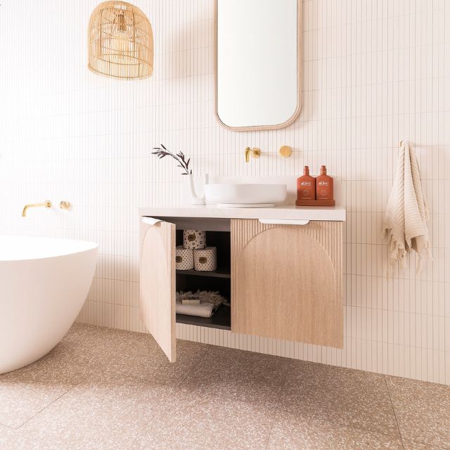 ADP Archie Wall Hung Vanity with Caesarstone Top