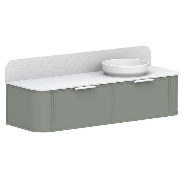 ADP Flo Wall Hung Vanity with Durasein Top