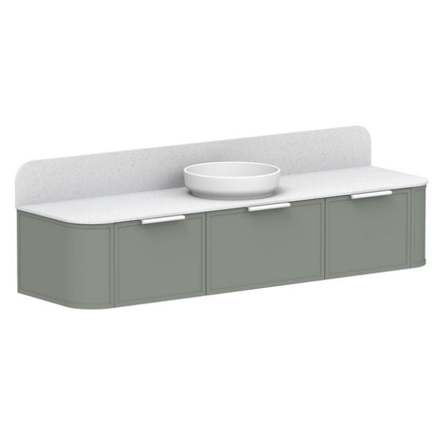 ADP Flo Wall Hung Vanity with Durasein Top