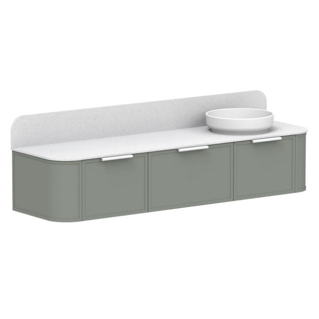 ADP Flo Wall Hung Vanity with Durasein Top