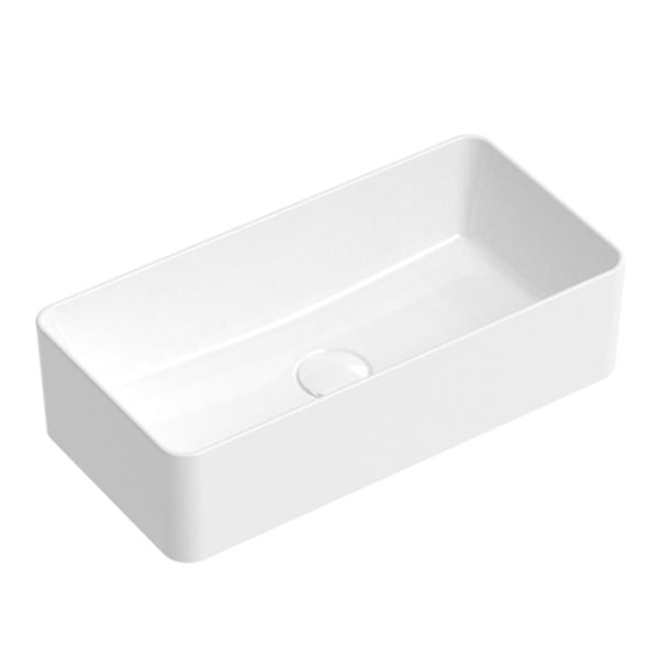 ADP Lisa 470 x 235 Above Counter Basin Gloss White