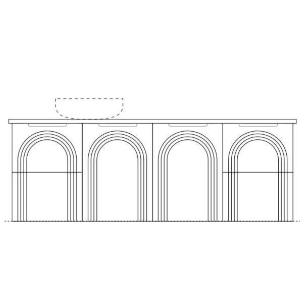 Marquis Arco Wall Hung Vanity