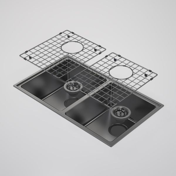 Caroma Urbane II Double Bowl - Gunmetal
