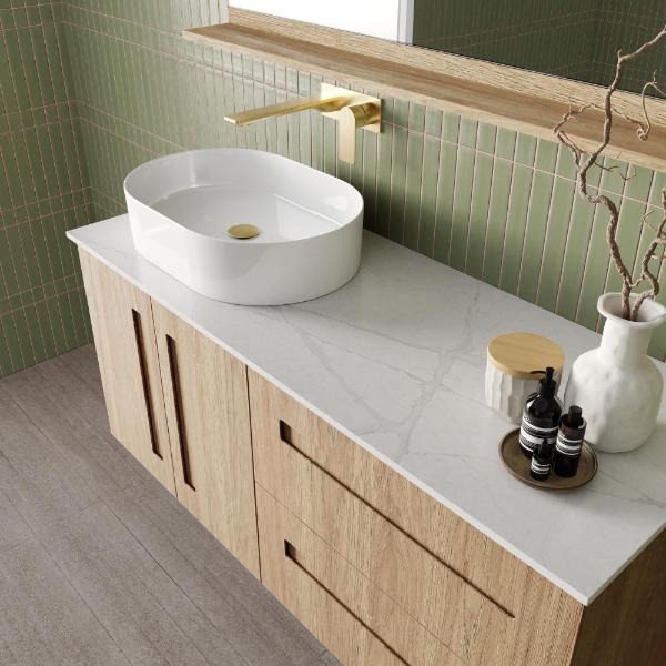 Marquis Gold Wall Hung Vanity