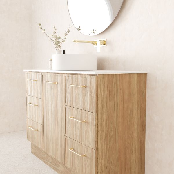 Marquis Hamilton Floor Standing Vanity with Symphony Solid Surface Top and Basin