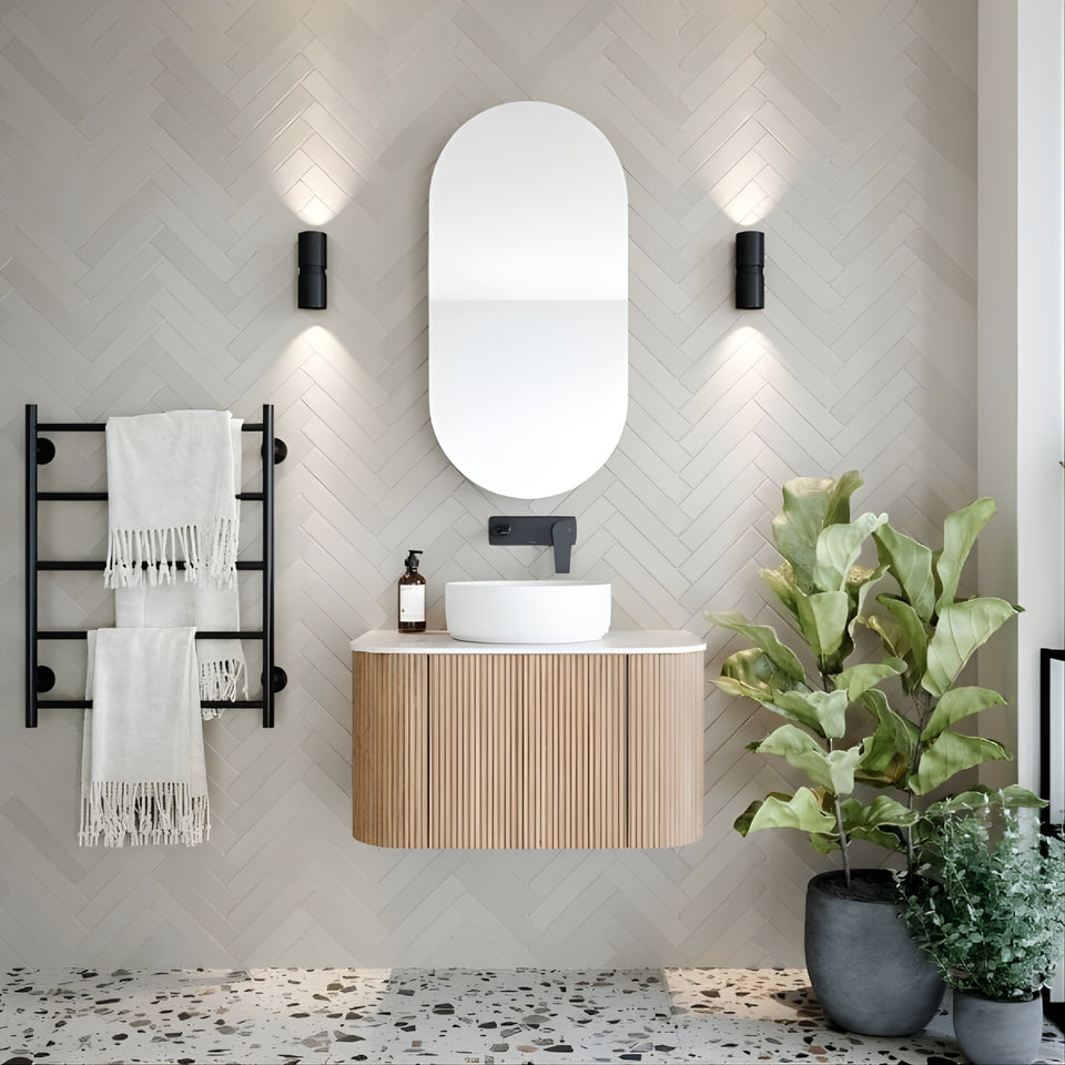 Eglo Passa GU10 Wall Light Natural White - Black