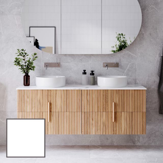 Ingrain Contoured Ash Wall Hung Vanity