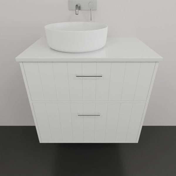Marquis Anna Wall Hung Vanity - 750mm Offset Bowl | The Blue Space