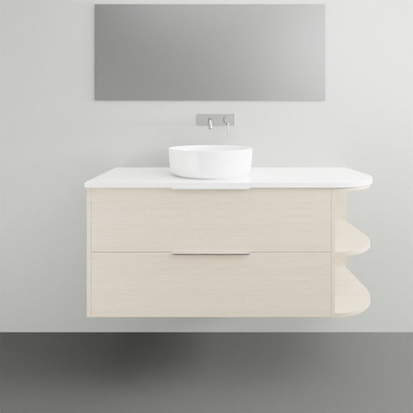 Marquis Avion4RHS Wall Hung Vanity - 1200 - Right Hand End Shelf | The Blue Space
