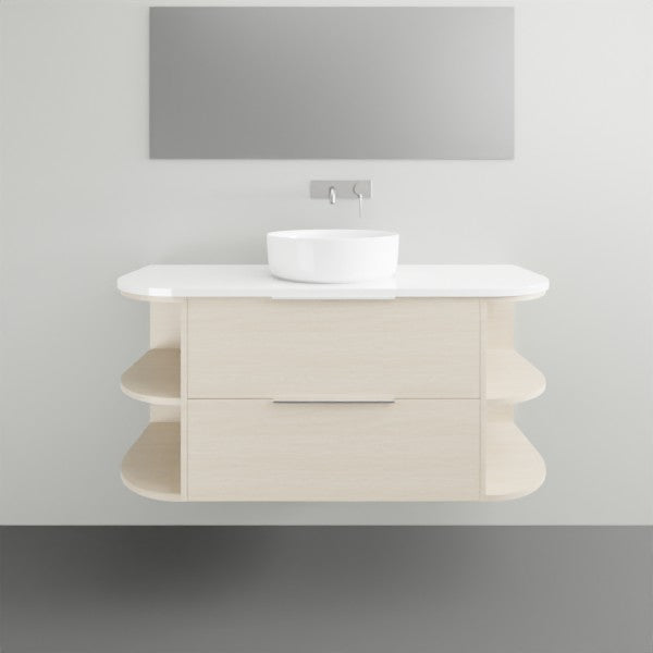 Marquis Avion5 Wall Hung Vanity - 1200 - 2 Shelf Ends | The Blue Space