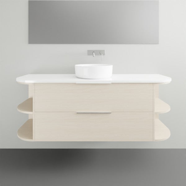 Marquis Avion8 Wall Hung Vanity - 1500 - 2 Shelf Ends | The Blue Space