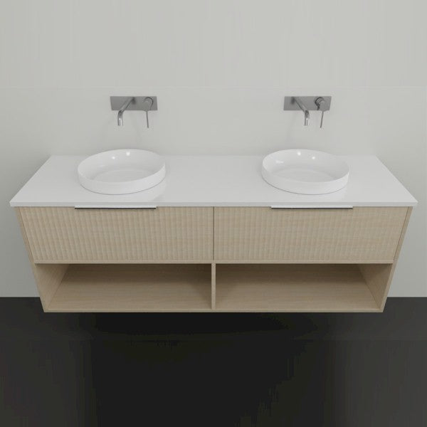 Marquis Merewether Wall Hung Vanity with Symphony Solid Surface Top and Basin