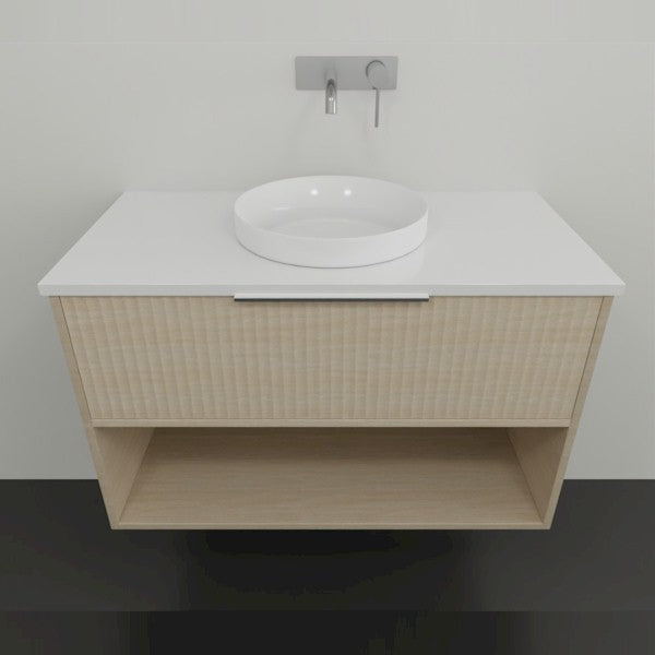 Marquis Merewether Wall Hung Vanity with Symphony Solid Surface Top and Basin