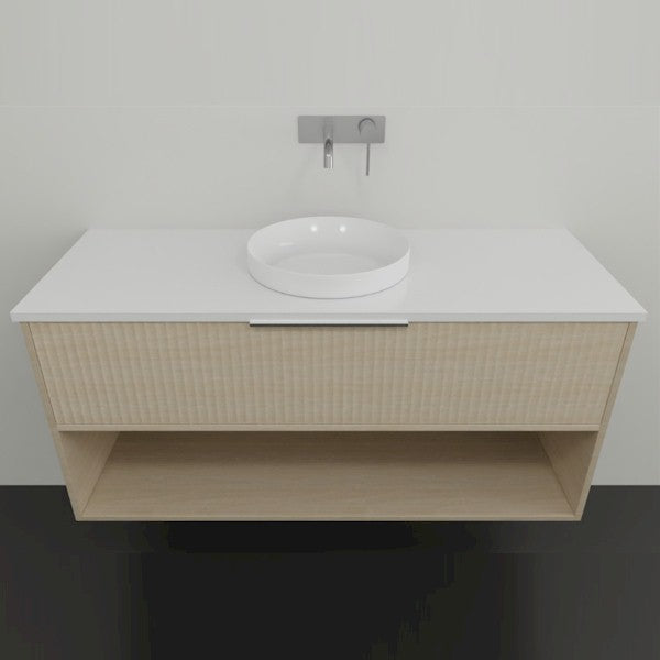 Marquis Merewether Wall Hung Vanity with Symphony Solid Surface Top and Basin