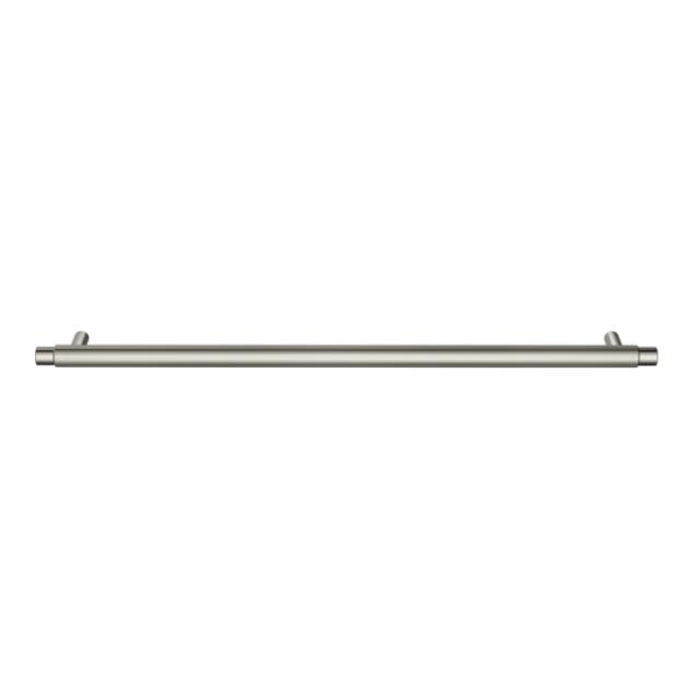Meir Oppen Round Pull 328mm Cabinet Handle Knurled Brushed Nickel