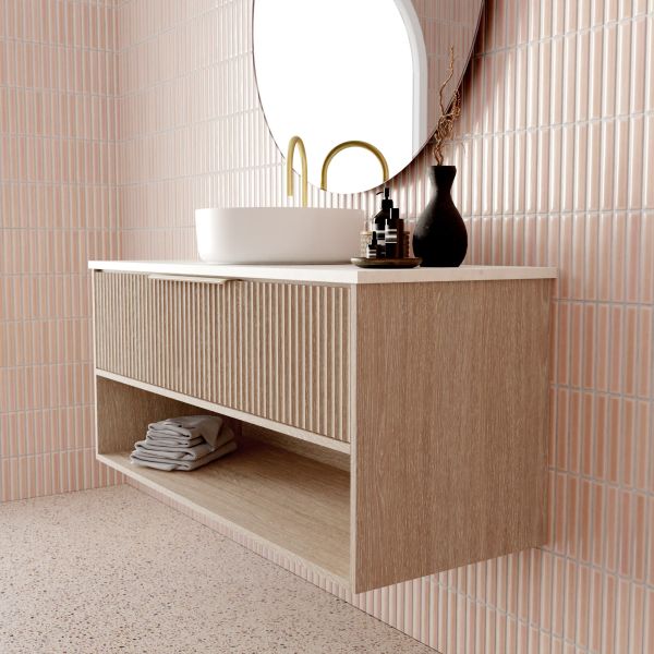 Marquis Merewether Wall Hung Vanity with Symphony Solid Surface Top and Basin