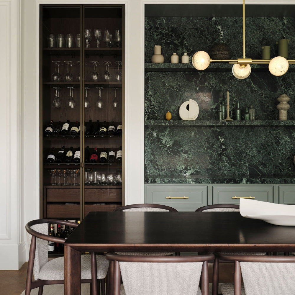 Momo Handles Belgravia Pulls Satin Brass available at The Blue Space