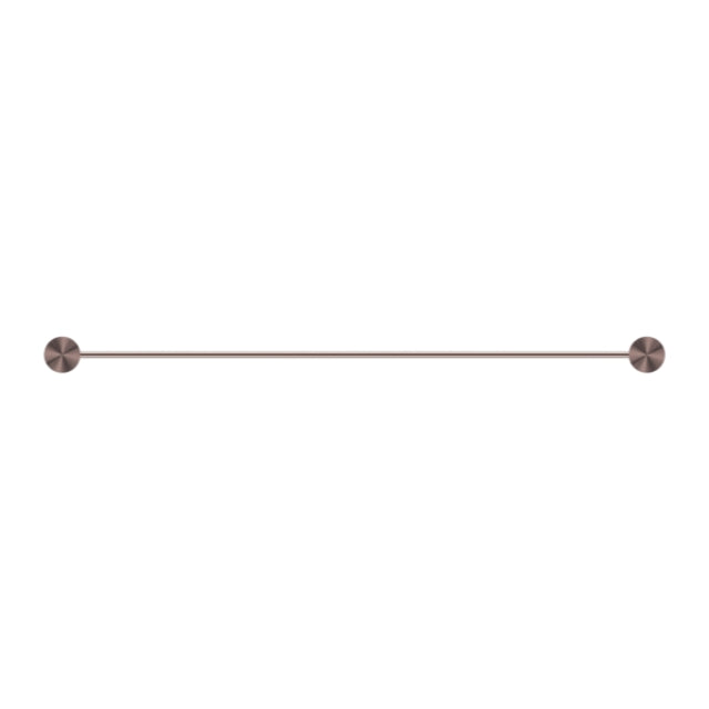 Nero Opal Double Towel Rail 800mm Brushed Bronze