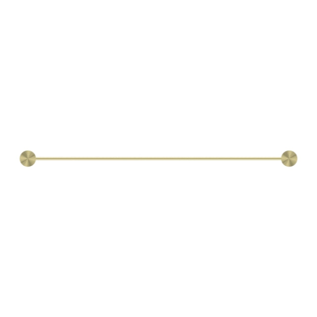 Nero Opal Double Towel Rail 800mm Brushed Gold