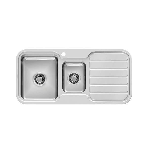 Phoenix 1000 Series 1-1/3 Bowl Sink 1000 x 480mm