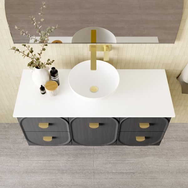 Marquis Port Wall Hung Vanity with Symphony Solid Surface Top and Basin