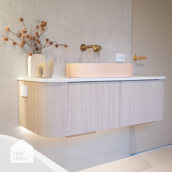 ADP Waverley, Cabinet Colour - Coastal Oak Taphole - 0 Taphole (Wall Taps) | Real Reno