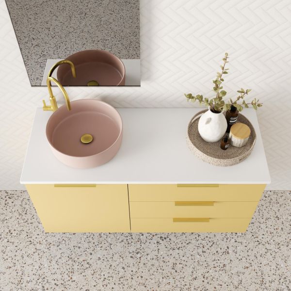 Marquis Shortland Wall Hung Vanity with Symphony Solid Surface Top and Basin