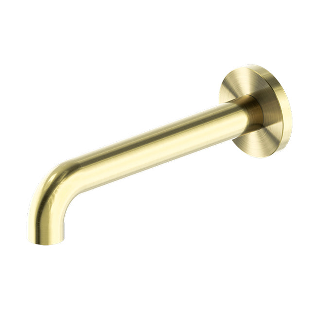 Nero Mecca Basin/Bath Spout Only 260mm Brushed Gold
