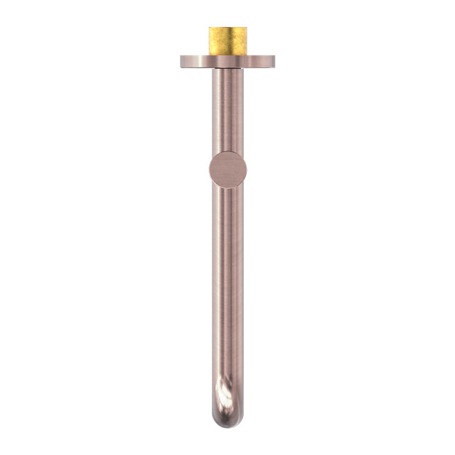 Nero Mecca Wall Mounted Swivel Basin/Bath Spout 225mm Brushed Bronze