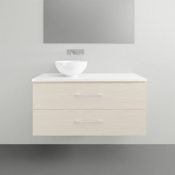 Timberline Billie Wall Hung Ensuite Vanity with SilkSurface Top and Above Counter Basin