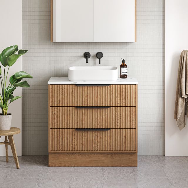 Timberline Emmett Apollo Floor Standing Vanity With Above Counter Basin