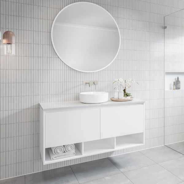 Timberline Kansas Wall Hung Vanity with Above Counter Basin