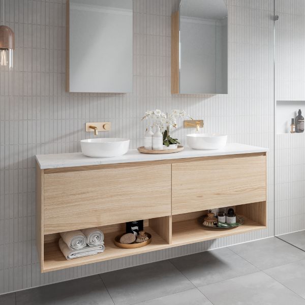 Timberline Karlie Wall Hung Vanity with SilkSurface Top & Basin