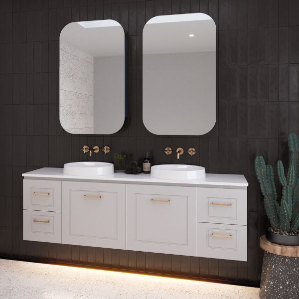 Timberline Nevada Classic Wall Hung Vanity with SilkSurface Top and Basin