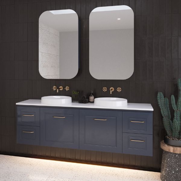 Timberline Nevada Classic Wall Hung Vanity with SilkSurface Top and Basin