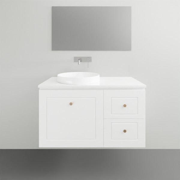 Timberline Nevada Classic Wall Hung Vanity with SilkSurface Top and Basin