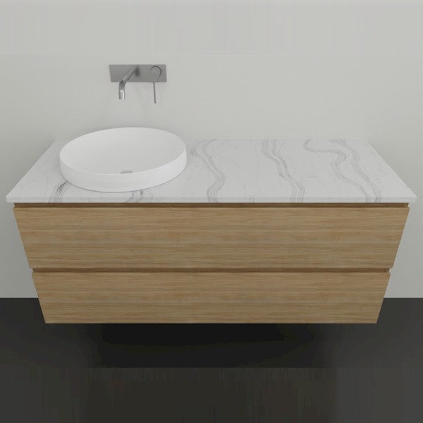 Timberline Nevada Plus Wall Hung Vanity with Above Counter Basin 1200L | The Blue Space