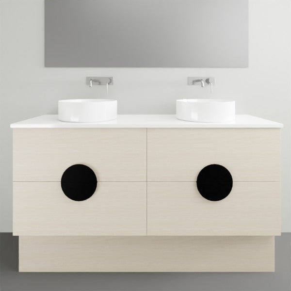 Timberline Oxbow Vanity w/ Kick, Stone Top & Basin