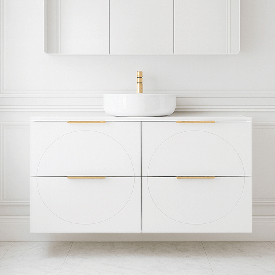 Timberline Sutherland House Retro Wall Hung Vanity