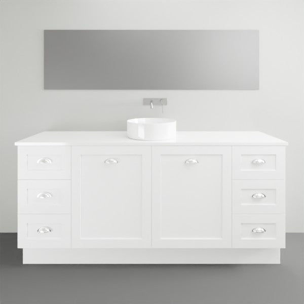 Timberline Victoria Floor Standing Vanity with Silksurface Top and Above Basin