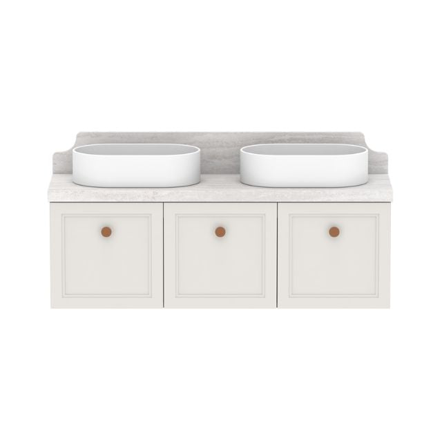 ADP Mabel Ensuite Wall Hung Vanity With Cherry Pie Premium Solid Surface Benchtop
