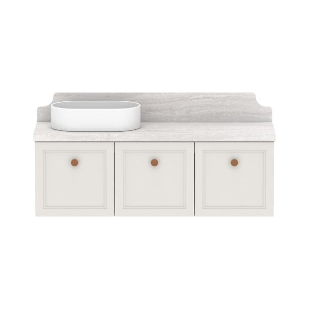 ADP Mabel Ensuite Wall Hung Vanity With Cherry Pie Premium Solid Surface Benchtop