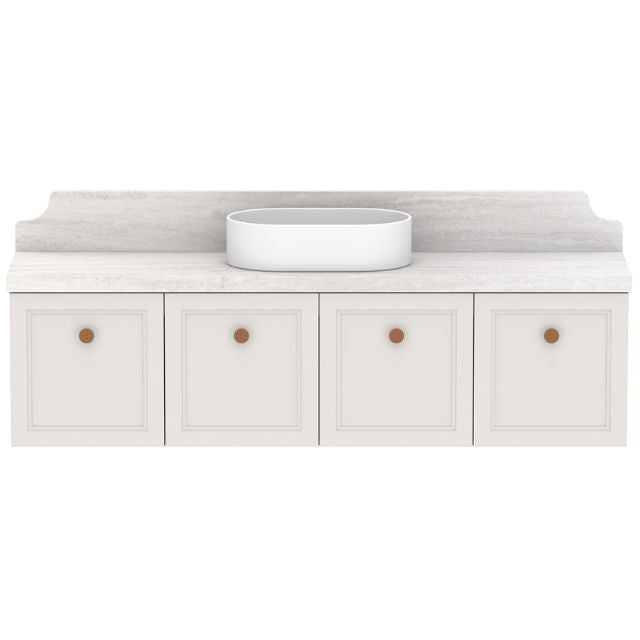 ADP Mabel Ensuite Wall Hung Vanity With Cherry Pie Premium Solid Surface Benchtop