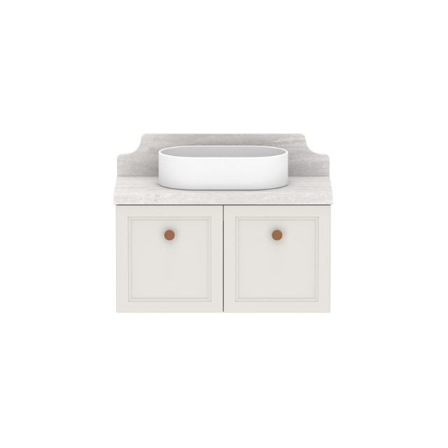 ADP Mabel Ensuite Wall Hung Vanity With Cherry Pie Premium Solid Surface Benchtop