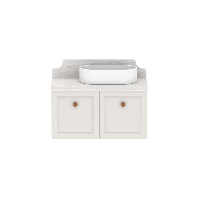ADP Mabel Ensuite Wall Hung Vanity With Cherry Pie Premium Solid Surface Benchtop