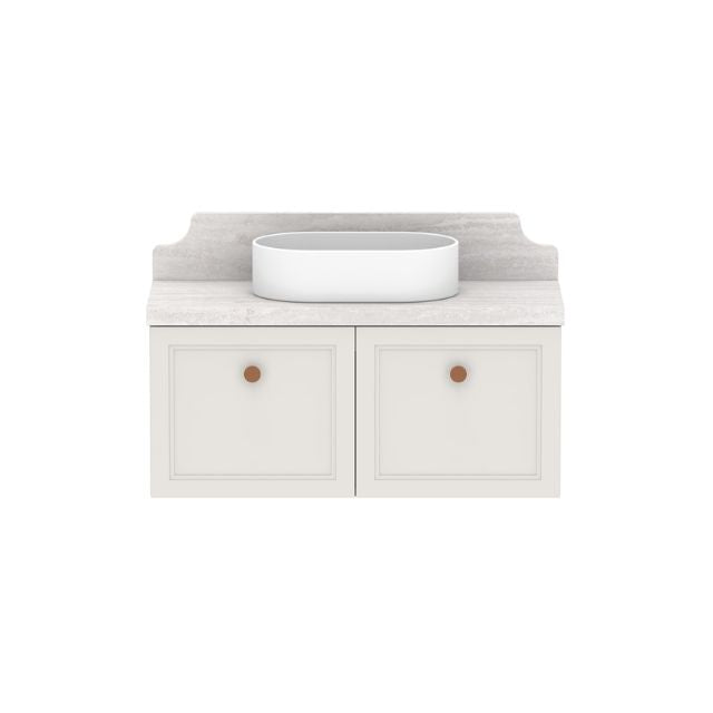 ADP Mabel Ensuite Wall Hung Vanity With Cherry Pie Premium Solid Surface Benchtop