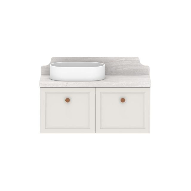 ADP Mabel Ensuite Wall Hung Vanity With Cherry Pie Premium Solid Surface Benchtop