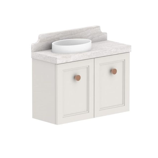ADP Mabel Mini Wall Hung Vanity with Cherry Pie Benchtop